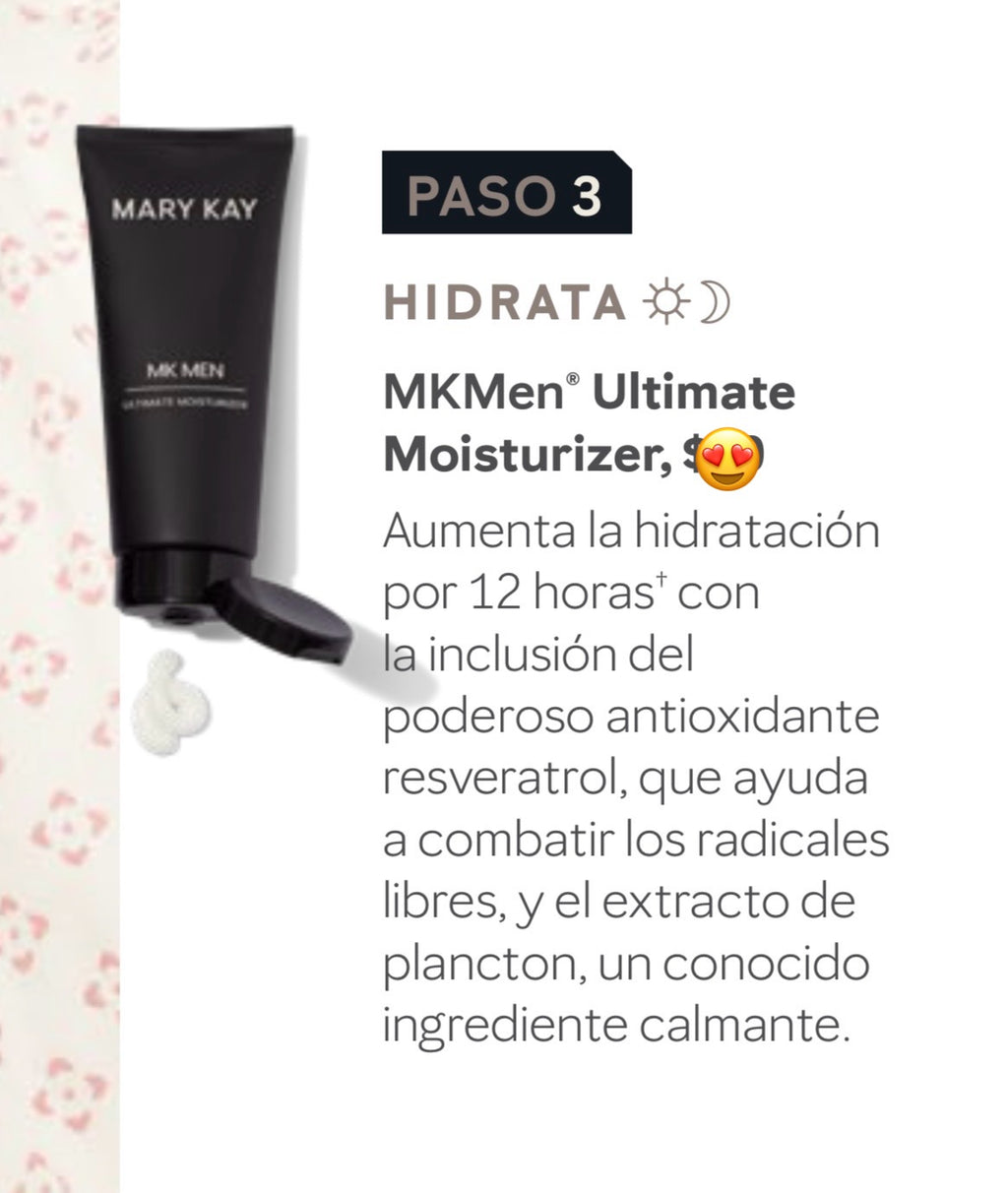 Mary Kay Mkmen set de cuidado de la piel.