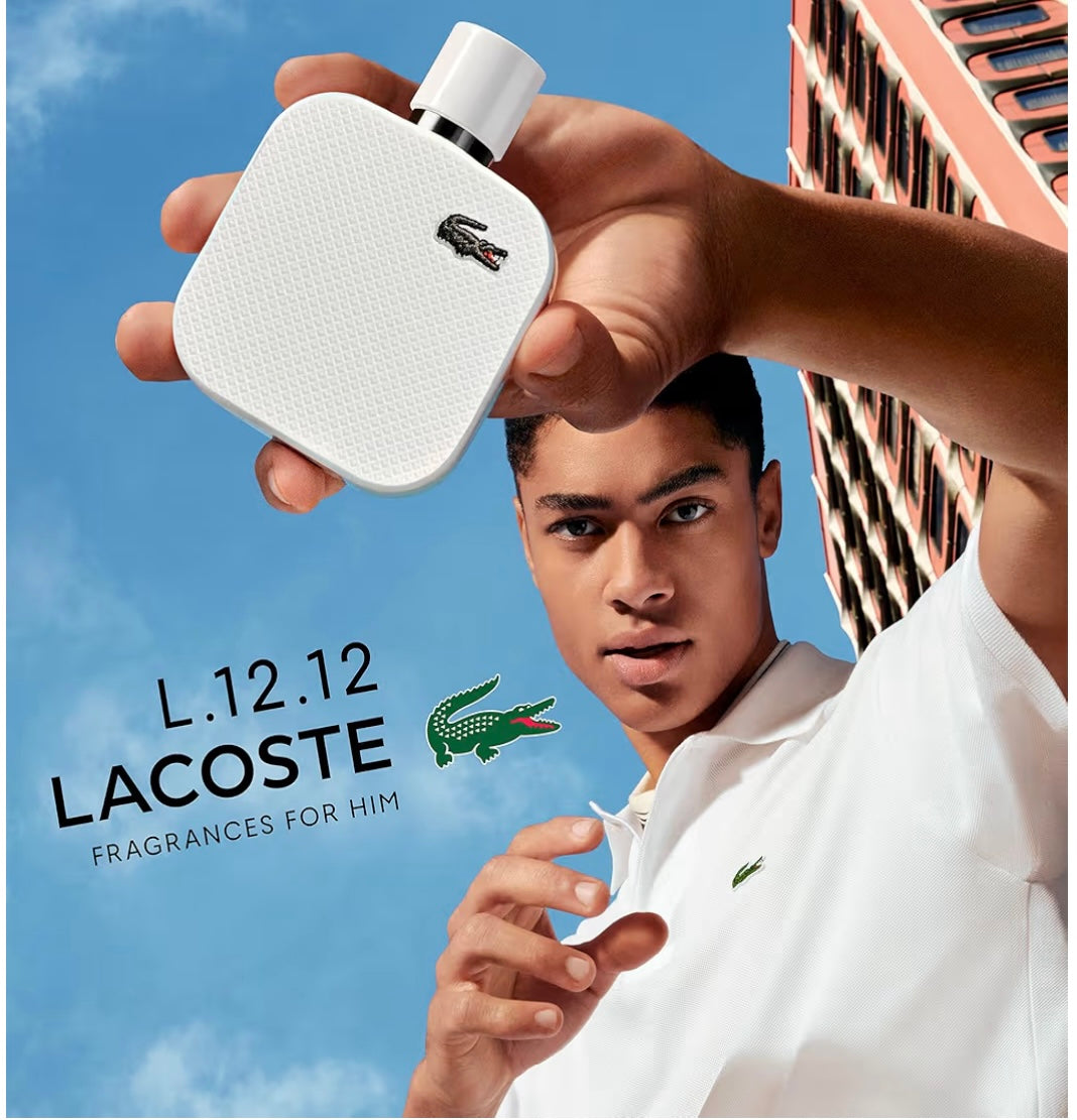 Lacoste L.12.12 Blanc Eau De Parfum Para Él 100ml / 3.3 oz