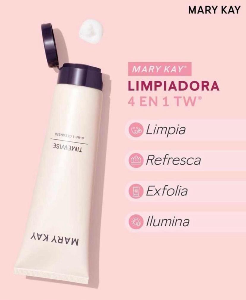 Mary Kay Limpiador 4 en 1 TimeWise®
4.5 onzas. Para piel Mixto / Graso.