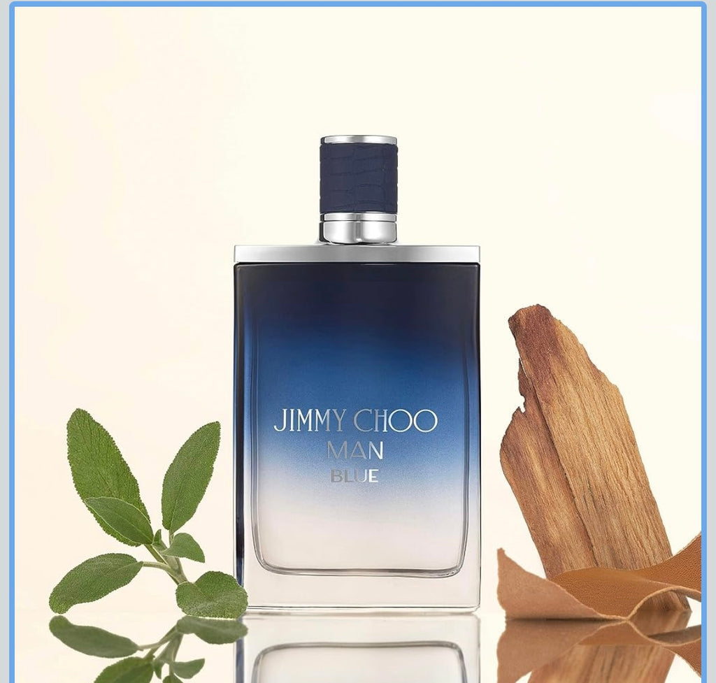 JIMMY CHOO Man Blue Set de 3piezas Spray 100ml, SG y spray de viaje.