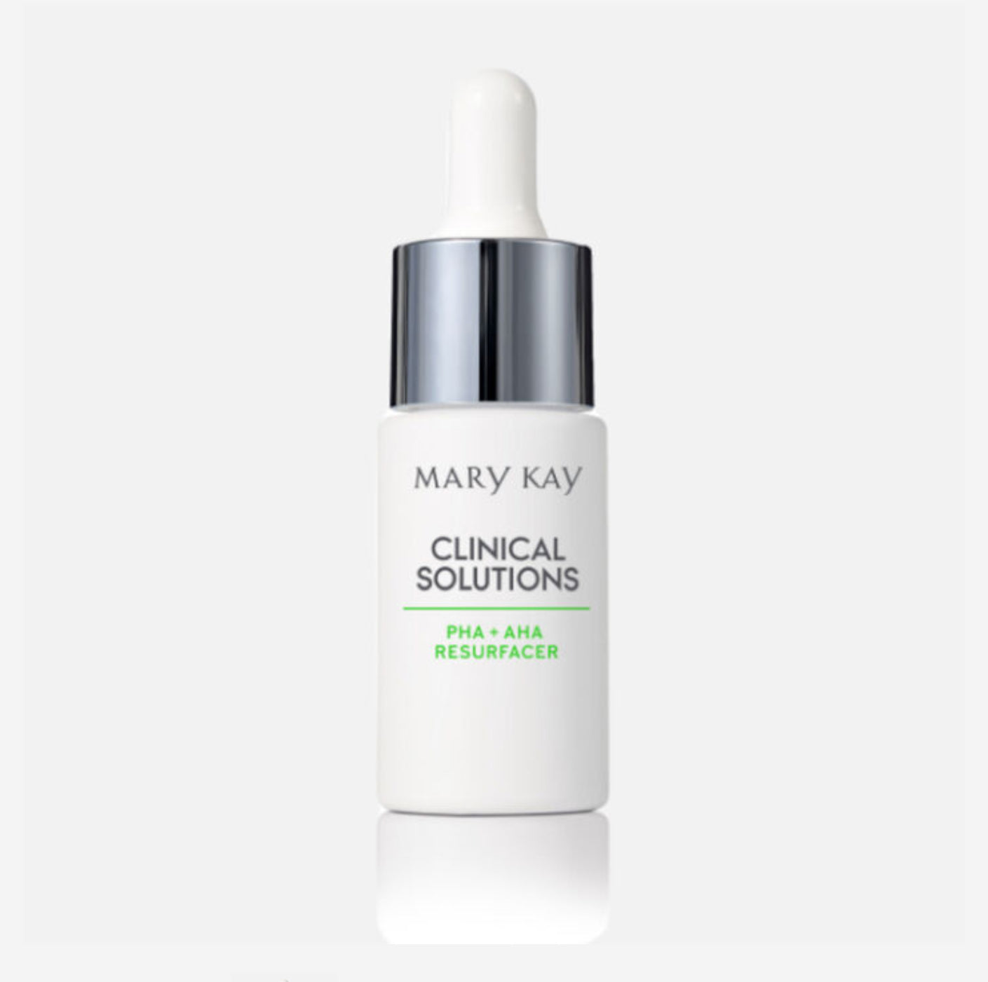 Resurfacante PHA + AHA de Mary Kay Clinical Solutions®
0,5 onzas líquidas.