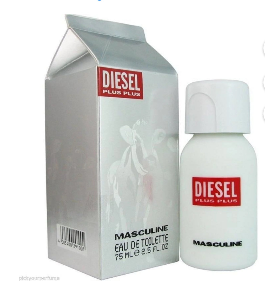 Diésel Plus Plus Eau de Toilette para Hombre 75ml líquido.