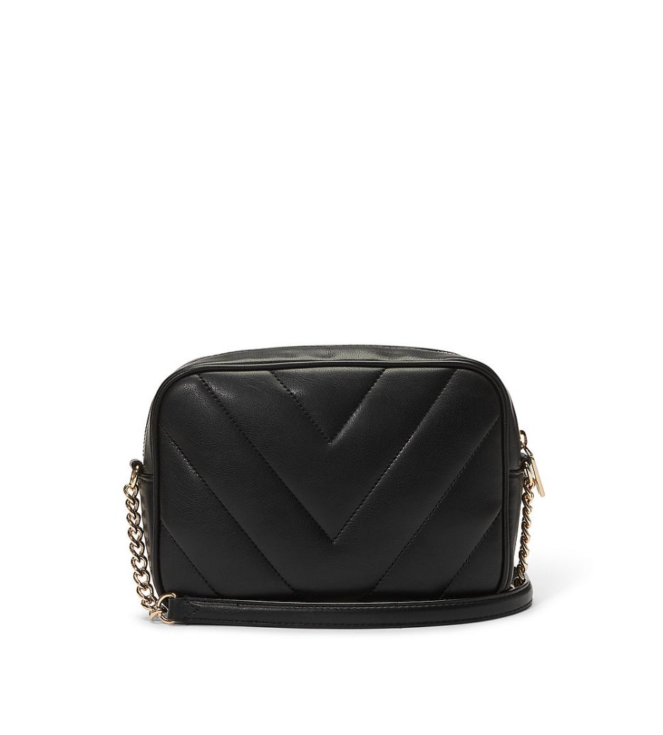 Victoria Secret Crossbody Cámara Bag Color Negro