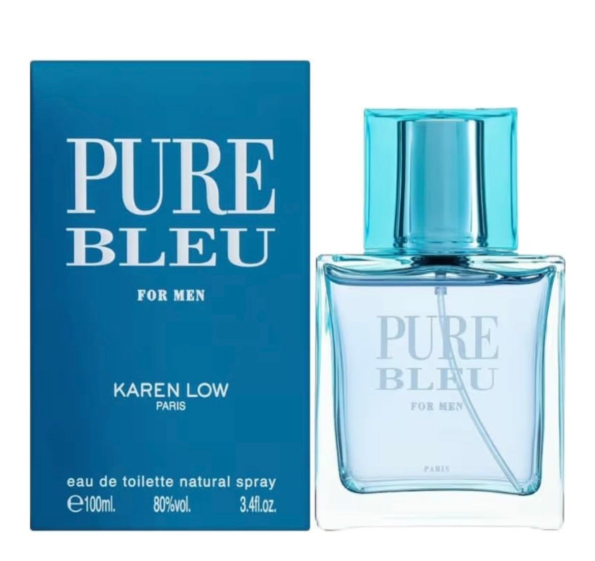 Puré Bleu Perfume para hombre EDT 100ml / 3.4 oz