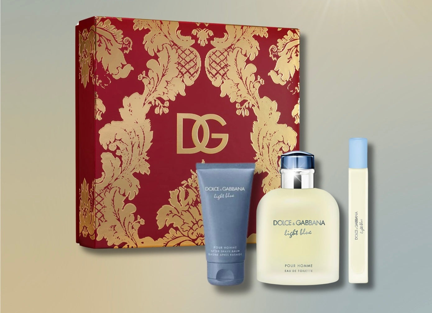 Dolce & Gabbana Light Blue Eau De Toilette , para hombre 4.2 0z, Shower gel/ spray de viaje